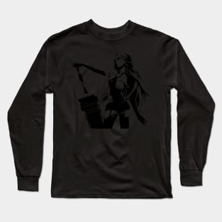 Weathered A2 Nier Automata Close Up Long Sleeve T-Shirt